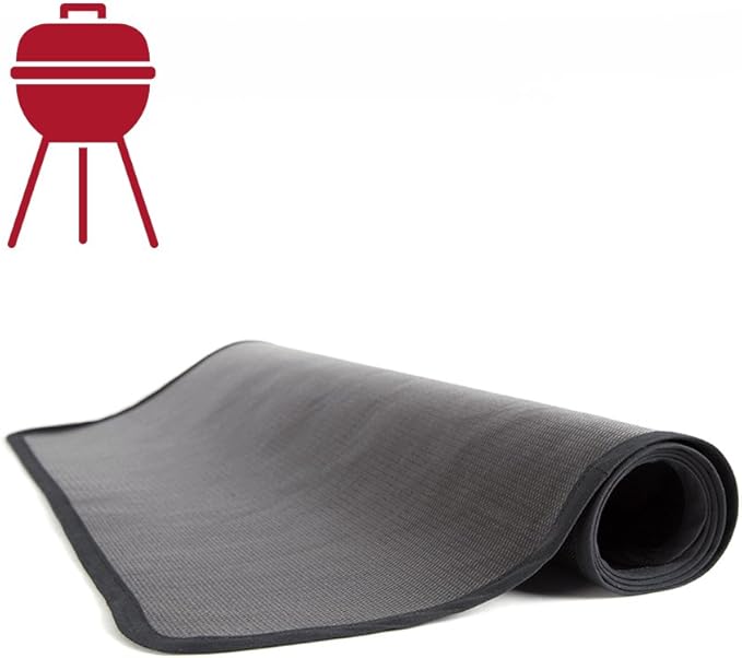 Texfire Flame resistant mat for barbecue (150 x 100 cm) Amazon.co.uk