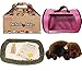 Perfect Petzzz Chocolate Lab Plush with Pink Tote For Plush Breathing Pet