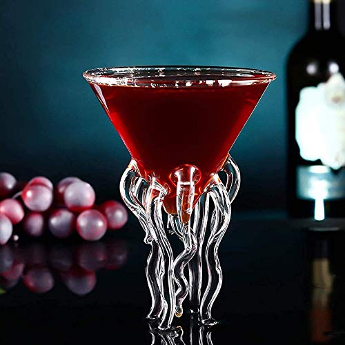 YUWEX Transparent Cocktailgläser 130ml Kreativ Gläser für Whisky Juice Wine Champagne Martini, Margarita, Mojito – Bild 7