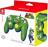 HORI Nintendo Switch Battle Pad (Luigi) GameCube Style Controller Officially Licensed By Nintendo - Nintendo Switch