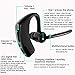 Bluetooth Headset Bluetooth Earpiece Business Headphones Ear Hooks HD Stereo Noise Cancelling in-Ear Earbuds Mic Voice Control Business/Office/Driving Call (Black)thumb 3
