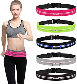 Wakerda Invisible Cinturon para Correr Impermeable Multifuncional ...