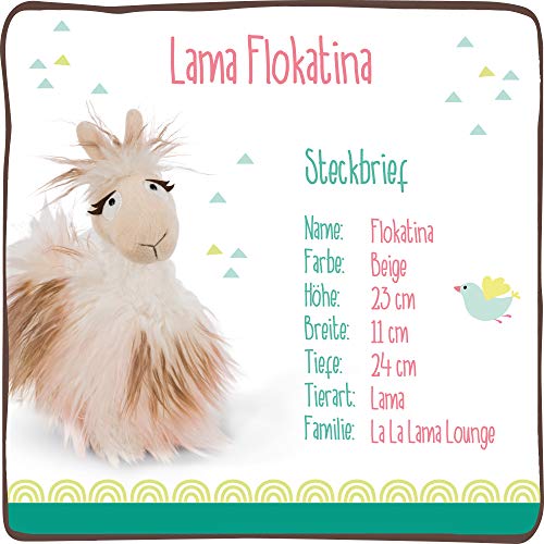 NICI Plüschtier Lama Flokatina 23 cm – Lama Kuscheltier beige für Jungen, Mädchen & Babys – Flauschiges Stofftier zum… – Bild 4