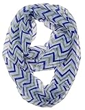 Caramel Cantina Soft Chevron Sheer Infinity Scarf