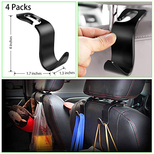 Car Backseat Organizer with 10’’ Touch Screen Tablet Holder Car Seat Back Protector 11 Storage Pockets Kick Mats Travel Accessories for Kids Toy Thermal Insulated Pockets Strong Buckle 2 Pack