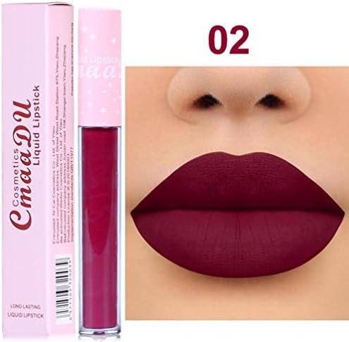 Morecome New Long Lasting Lipstick,Waterproof Matte Liquid Lip Liner Cosmetics (B)