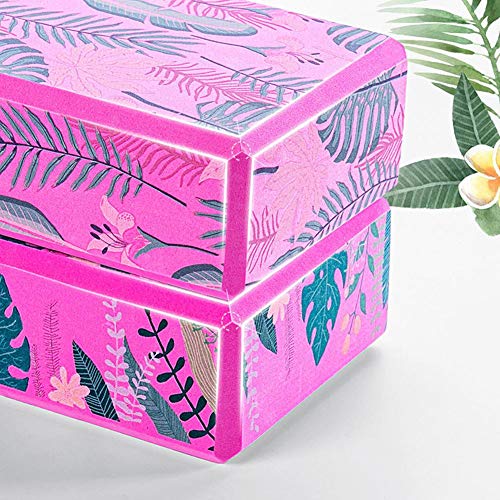 Rubyu-Set-of-2-Yoga-Blocks-Yoga-Block-High-Quality-Yoga-Block-Stable-and-Non-Slip-Yoga-Pilates-Training-Stretching-Exercises-for-Beginners-and-Advanced-Players-Colourful