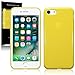 iPhone 7 Cases, Terrapin iPhone 7 Cover - TPU Gel - Slim Design - Durable Shock Absorbing - Back Protector - Solid Yellow
