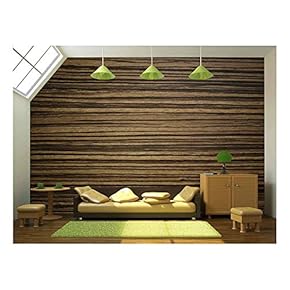 Vintage Wood Texture Background. - Removable Wall Mural | Self-Adhesive Large Wallpaper - 66x96 inches