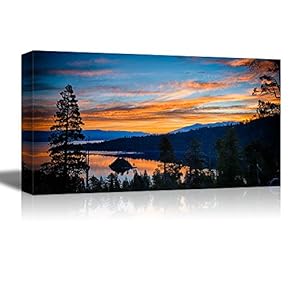 Reflection of Clouds in a Lake Lake Tahoe...