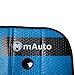 mAuto UV Deflector Reversible Double Layer Car Windshield with Suction Cup, 27.6 X 51.2-Inch, Blue and Silver