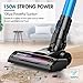 Cordless Vacuum, GOOVI Stick Vacuum Cleaner, 10KPa Powerful Cleaning Lightweight 2 in 1 Handheld Vacuum with Rechargeable Lithium Ion Battery and LED Brush