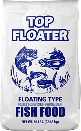 SUNSHINE MILLS 10032 Commercial Grade Premium Floating Type Fish Food Top Floater