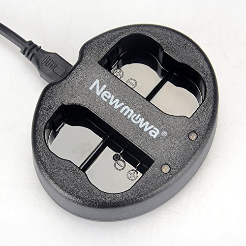 Newmowa Dual USB Charger for Nikon EN-EL15 and Nikon 1 V1, D600, D610, D800, D800E, D810, D7000, D7100