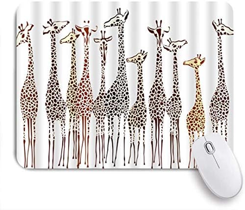 Amazon Kapanouマウスパッド かわいいキリン漫画動物アートイラストキリン家族が面白いユーモアシーンで並んでいます ゲーミング オフィ良い 滑り止めゴム底 ゲーミングなど適用 マウス 用ノートブックコンピュータ Kapanou マウスパッド 通販