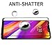 LG G7 ThinQ Screen Protector Full Coverage, 2 Pack Niyattn Tempered Glass Screen Protector for LG G7 ThinQ 5.9 inch with Double Shielding/Bubble Free/Case Friendly, Black