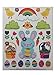 Holiday Designs Easter Window Cling Decorations - 4 Large Sheet Sets