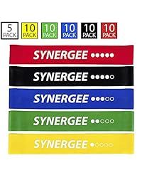 Synergee Exercise Fitness Resistance Band Mini Loop Bands That Perform Better When Working Out at Home or The Gym