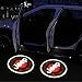 IHEX Auto 4pcs Jeep Door Light Car Wireless Led Welcome Projector, Entry Welcome Laser Courtesy Lights Ground Ghost Shadow Light Lamp