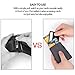 RFID Minimalist Slim Wallets - Credit Card Holder Front Pocket Wallet for Men Women (Jet Black)