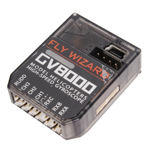 GV8000 V2 5.3.4pro 3 Axis Gyro Flybarless System For RC Helicopter