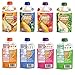 Happy Tot Organic Superfoods Fiber & Protein Stage 4 Baby Food Assortment Variety Packs 4 Flavors (Pack of 12)