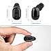 Bluetooth V4.2 Earbud Headphone Wireless Waterproof Sweatproof Noise Cancelling Sport Mini Comfortable Earphone with Mic Fit for iPhone and Android Devices Driving Running Cycling(Only One Earbud)