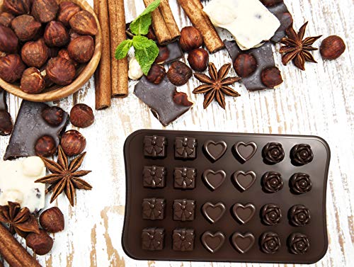 2 Keto+Snacks+Silicone+Baking+Pans