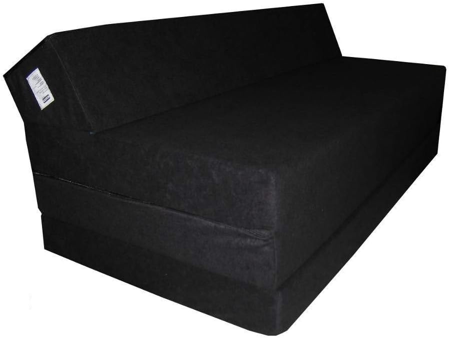 Natalia Spzoo® Fold Out Sofa folding mattress 200 cm long (Black