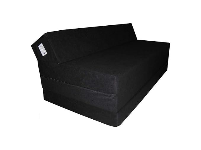 Natalia Spzoo® Schaummatratze 120cm Breit 200cm Lang Farbenwahl (Schwarz -0001)