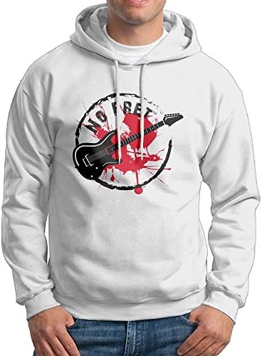 Lyle Clegg Men's Pullover Hooded Sweatshirt Guitar Printed Design