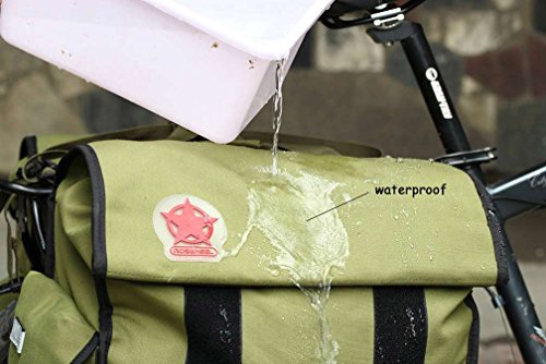 COTEetCI Bike Trunk Bag Rear Rack Waterproof Bicycle Pannier Seat Bag Cycling Pouch Carrier Bag - Thumbnail 5