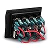IZTOSS-4-Gang-Marine-Boat-Bridge-Control-Panel-Led-Rocker-Switch-12v-24v-with-Circuit-Breakers