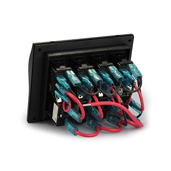 IZTOSS-4-Gang-Marine-Boat-Bridge-Control-Panel-Led-Rocker-Switch-12v-24v-with-Circuit-Breakers