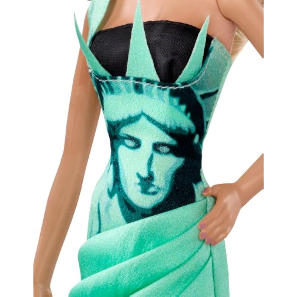 Dolls Barbie - T3772 Of The World Landmark Collection Toy Statue Liberty Deluxe 792491415325 | eBay