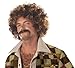 California Costumes Disco Dirt Bag Wig and Mustache Standard