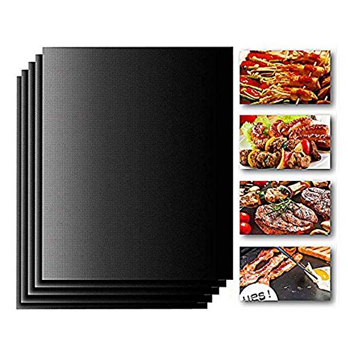 MaoGoLan Outdoor Living Tools BBQ Charcoal Grill Non-Stick Copper Barbecue Mats Vegetable pan (Black Mat) - Thumbnail 3