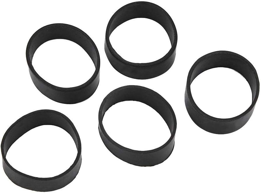 Rubber Fixing Ring, 5pcs Diving Rubber Fixing Band Ring for 5cm Webbing Weight Belt Scuba Diving Accessories