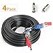 SHD 4Pack 50Feet BNC Video Power Cable - Camera & CCTV Security System with BNC Female & RCA Connectors