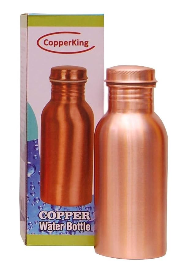CopperKing Pure Copper Lacquer Coated Small Copper Water Bottle 450ml