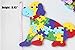 DD Wooden Jigsaw Puzzles Winding Dog Toys for Preschool Letter & Numbers Puzzles Educational Toys For Toddlers /Kids/ Children /Boys/ Girls (3 4 5 Year Old and Up)