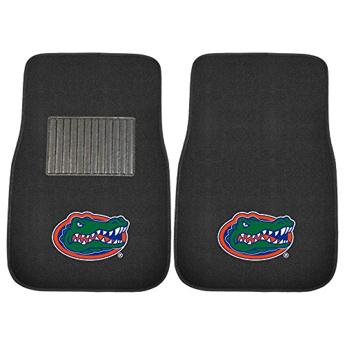 University of Florida Gators UF NCAA Collegiate Sports Team Logo Auto Vehicle Car Truck SUV Embroidered Carpet Front Floor Mats - Pair
