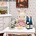 Odoria 1/12 Miniature Beer Bottles 6Pcs Dollhouse Decoration Accessories, Blue