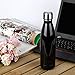Water Bottle, OUTAD 18-Ounce Double Wall Vacuum Insulated Stainless Steel Water Bottle Perfect for Outdoor Sports Camping Hiking Cycling (Black)