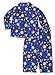 Curious George Little Boys Flannel Coat Style Pajamas (4T, Paint Blue)