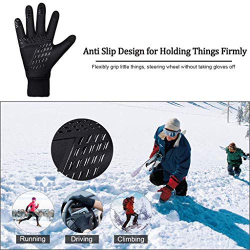 image for Anbobo Winter Gloves Cold Weather Windproof Thermal Touchscreen Gloves