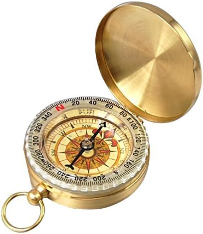 Classic Pocket Watch Style Bronzing Antique Camping Compass