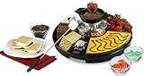 KOVOT 3-in-1 Treat Maker S'mores/Fondue & Gummies Station, Black