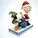Enesco Peanuts by Jim Shore Charlie Brown in Santa O Figurine