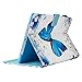 Dteck iPad 9.7 inch 2018 2017 Case / iPad Air Case / iPad Air 2 Case - Multi-Angle Viewing Auto Wake / Sleep Folio Smart Cover Stand Wallet Case for iPad 9.7 2017/2018,iPad Air 1 2,Flower Butterfly